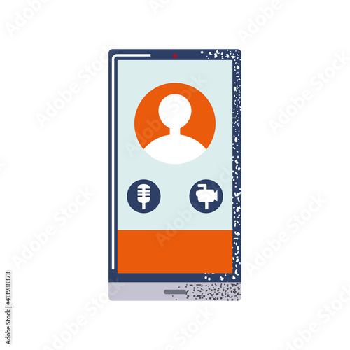 video conference online meeting smartphone internet