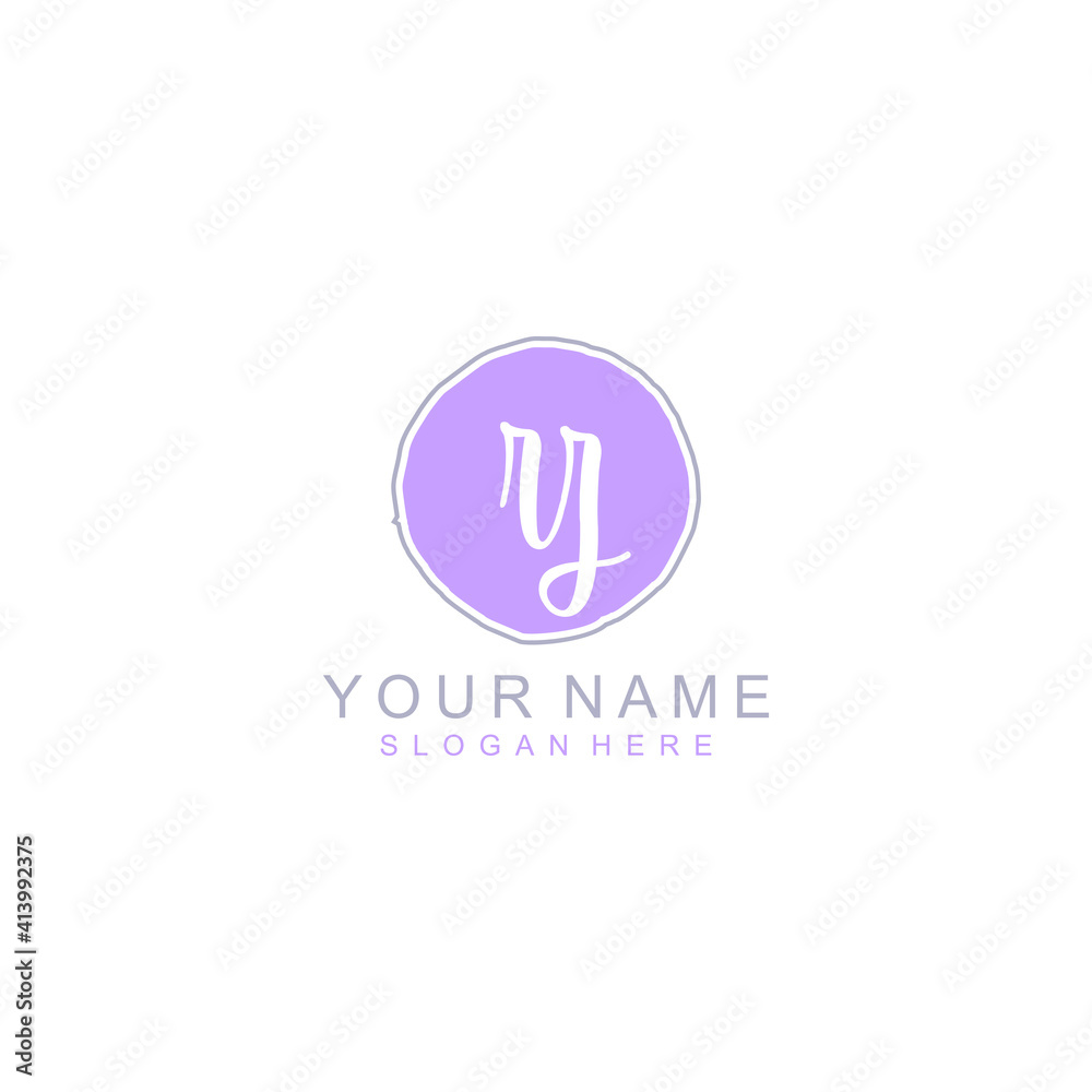 RZ Initial handwriting logo template vector RZ Initial handwriting logo template vector