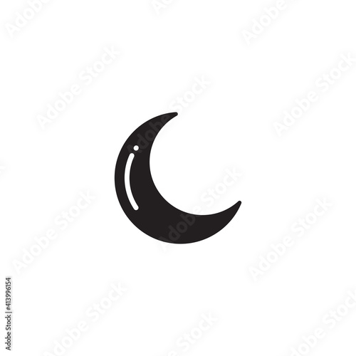 night icon symbol sign vector