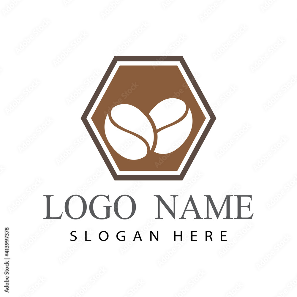 coffee logo template illustration design vector coffee logo template illustration design vector