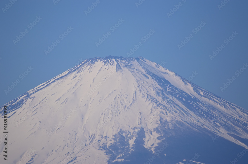 青空と富士山