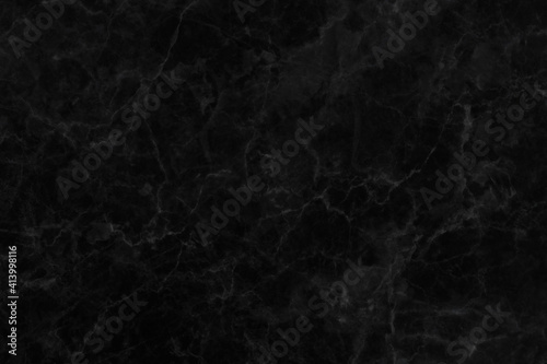 Black marble texture background with high resolution in seamless pattern for design art work and interior or exterior. © Tumm8899