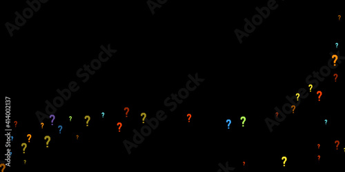 Question marks Quiz, doubt poll query public poll.