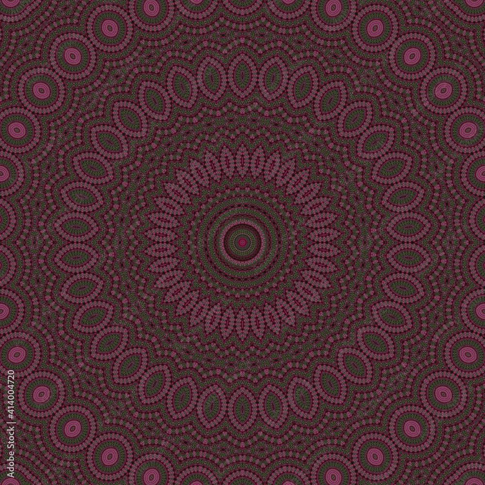 Illusion background pattern design. 3D illustration for mandala and interior floor mat carpet decoration Illusion background pattern design. 3D illustration for mandala and interior floor mat carpet decoration