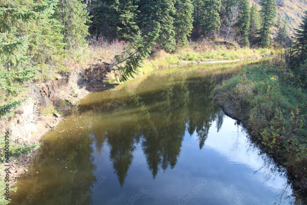 Autumn Calm On The Creek, Whitemud Park, Edmonton, Alberta Autumn Calm On The Creek, Whitemud Park, Edmonton, Alberta