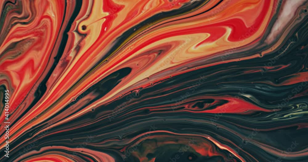 Abstract Macro Composition. Color Paint mixed in slow motion.
