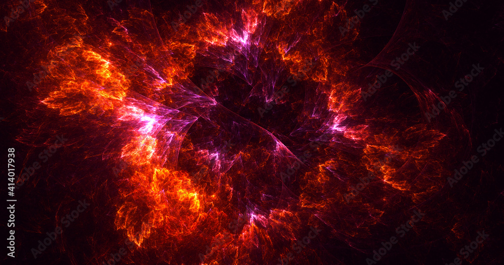 3D rendering abstract multicolor fractal light background 3D rendering abstract multicolor fractal light background