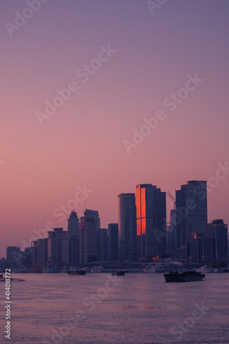 Wallpaper Mural A sunrise in Lujiazui, Pudong, Shanghai Torontodigital.ca