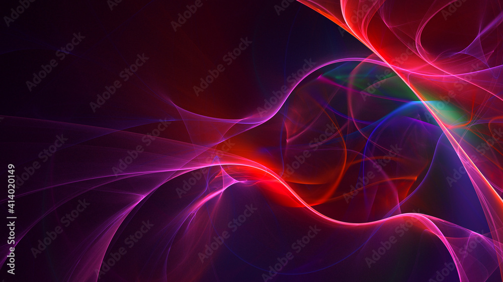 3D rendering abstract round light background 3D rendering abstract round light background