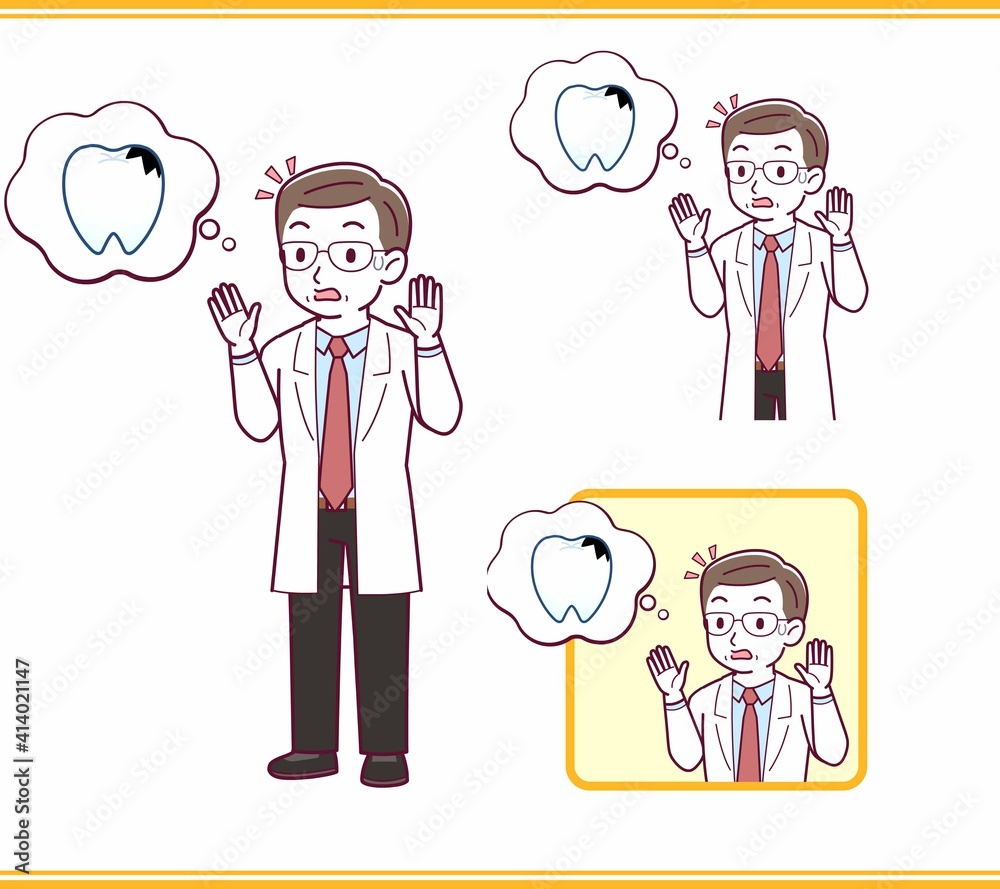 Elderly male doctor in a lab coat_I2 Elderly male doctor in a lab coat_I2