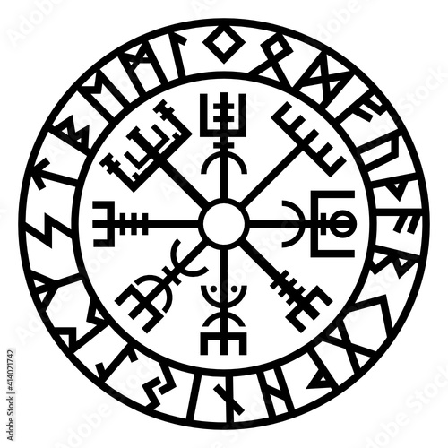 Ancient Mythic Celtic Viking Pattern photo