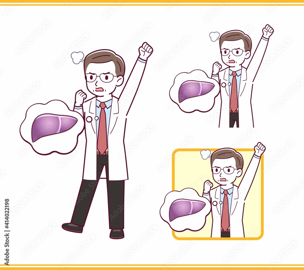 Elderly male doctor in a lab coat_I2 Elderly male doctor in a lab coat_I2