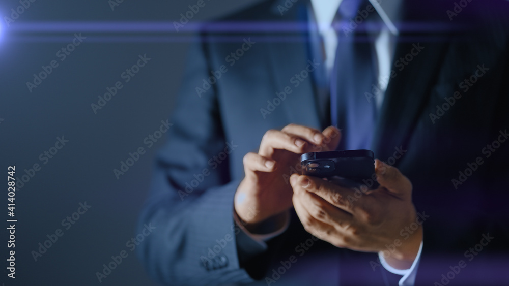 ビジネスイメージ スマートフォンの操作 ビジネスイメージ スマートフォンの操作
