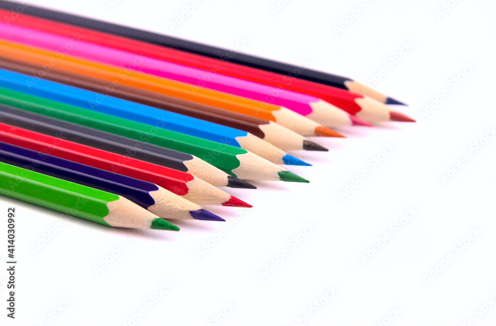 Drawing supplies: many different colored pencils. Drawing supplies: many different colored pencils.