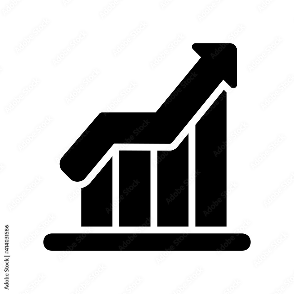 Profit icon vector illustration in solid style about marketing and growth for any projects Profit icon vector illustration in solid style about marketing and growth for any projects