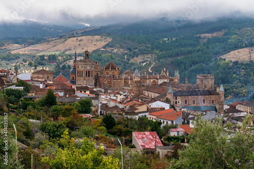 Royal Monastery of Santa Maria de Guadalupe. Caceres, Spain. photo