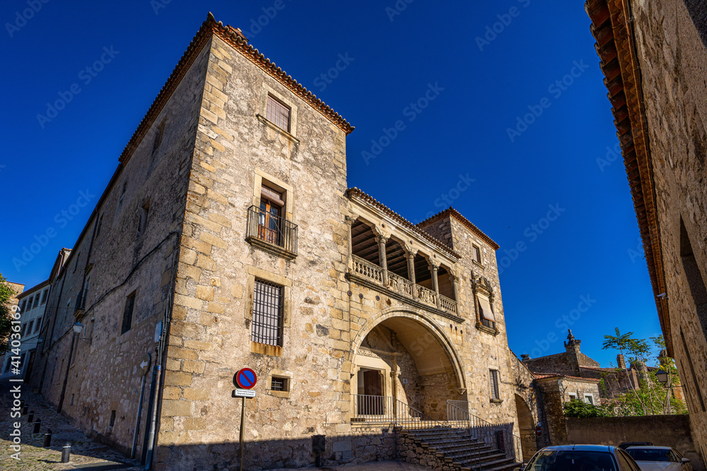 Palace of de Juan Pizarro de Orellana in Trujillo, Extremadura, Spain