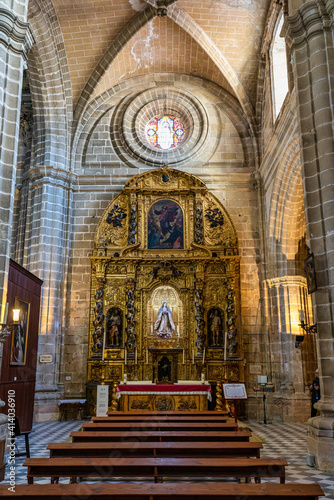Dome of the Jerez de la Frontera Cathedral San Salvador  Cadiz  Andalusia  Spain