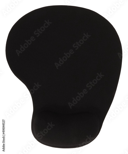 Εκτύπωση καμβά Ergonomic mouse pad mousepad black isolated on white background