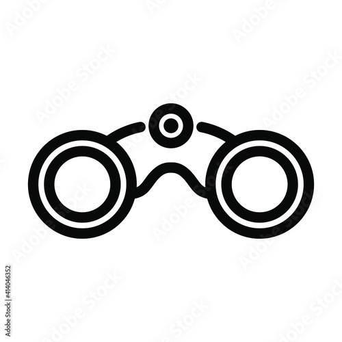 Binoculars vision icon