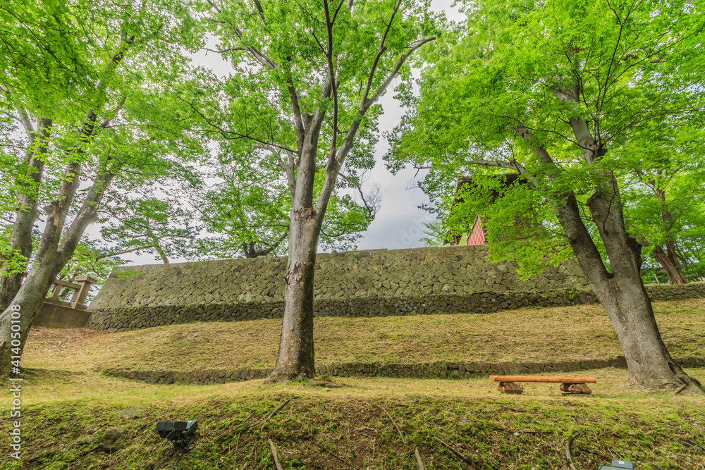 上田城の二ノ丸東虎口の風景
