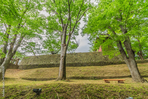 Obraz na płótnie 上田城の二ノ丸東虎口の風景 w salonie