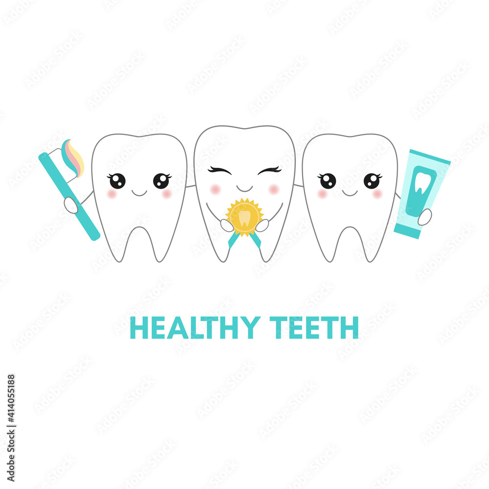Greeting card with cartoon tooth fairy. Greeting card with cartoon tooth fairy.
