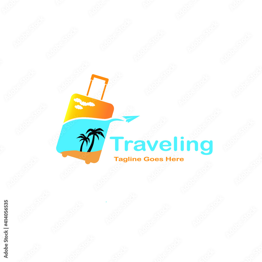Travel Logo Icon Design Vector, summer travel logo icon vector template, Travel agency vector logo template.