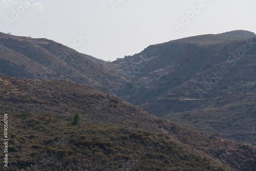 Mountainous landscape in La Alpujarra in southern Spain © Javier