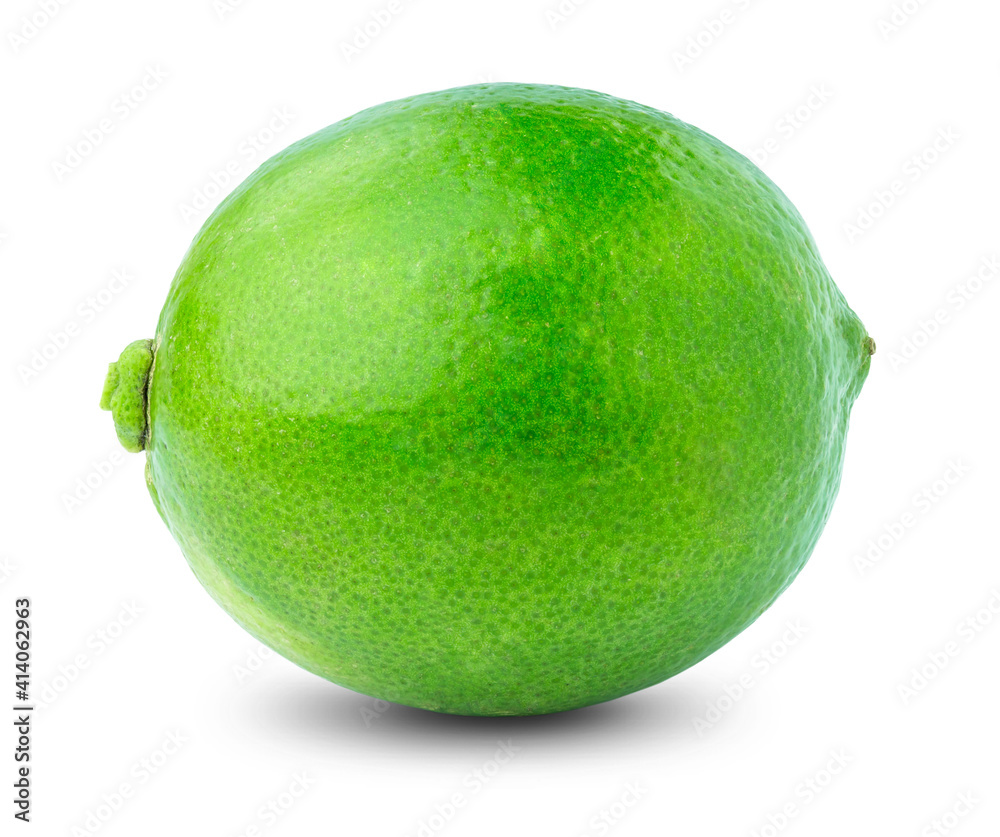 lime or green lemon isolated on white background lime or green lemon isolated on white background