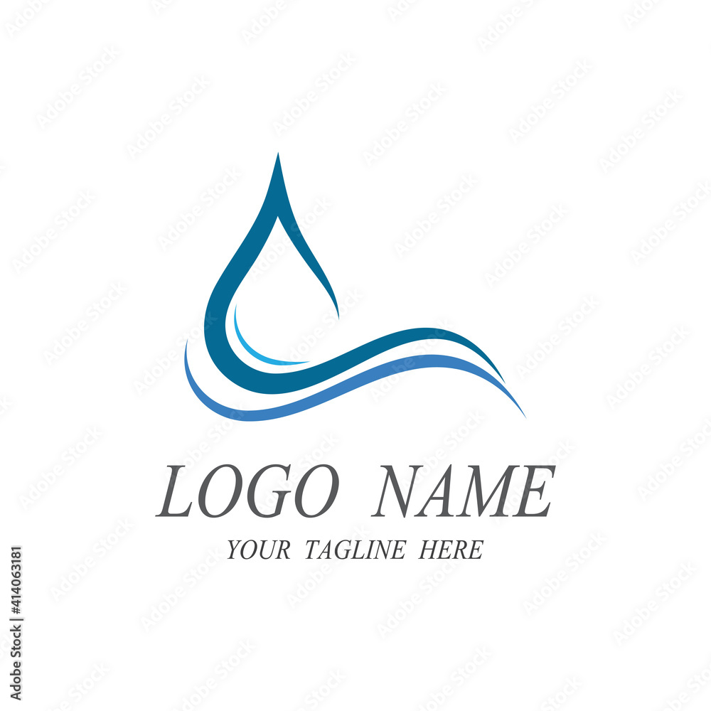 Water drop Logo Template vector illustration design Water drop Logo Template vector illustration design