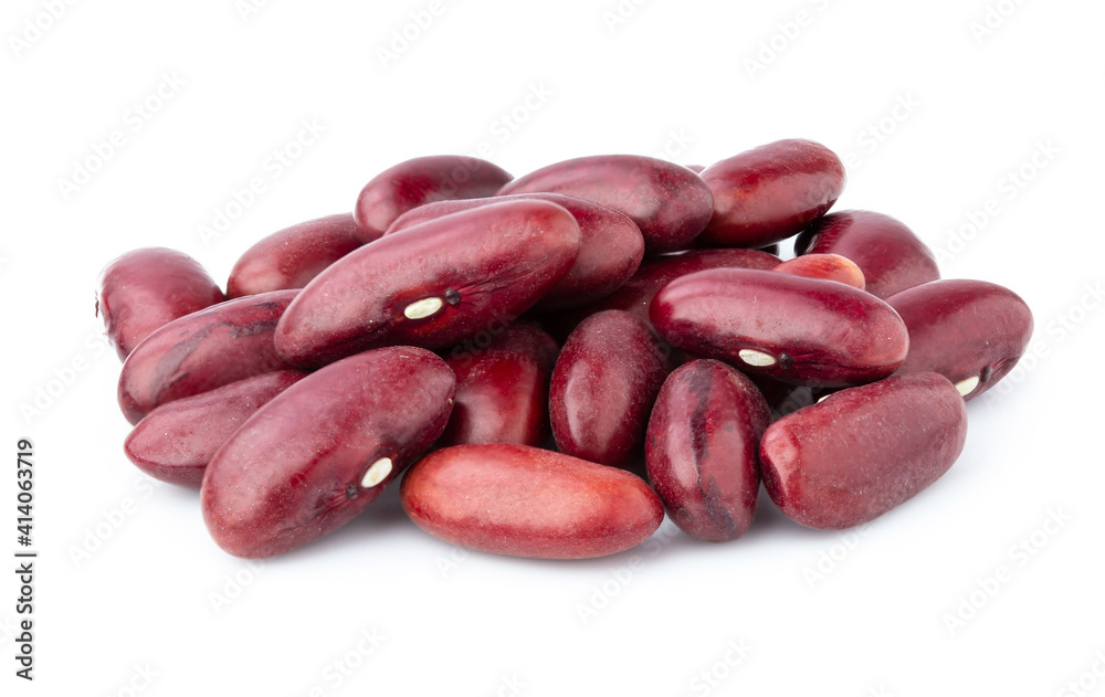 red bean isolated on white background red bean isolated on white background