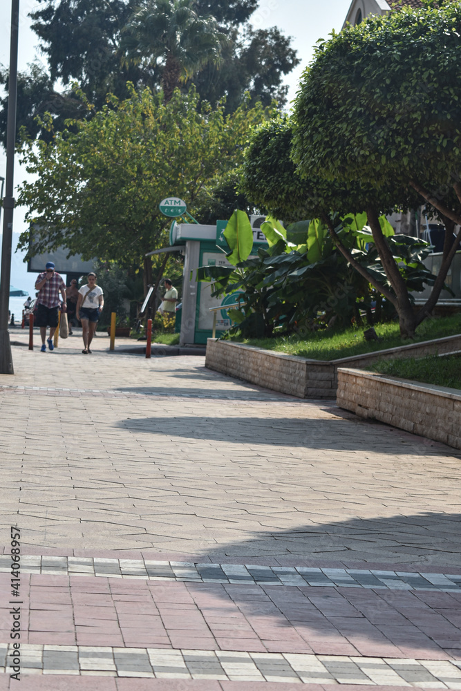 Beautiful streets in Marmaris. Turkey