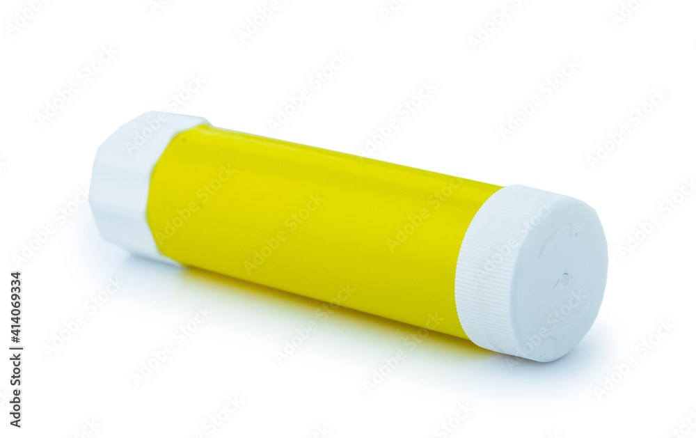 clipping path glue stick  isolated on white background