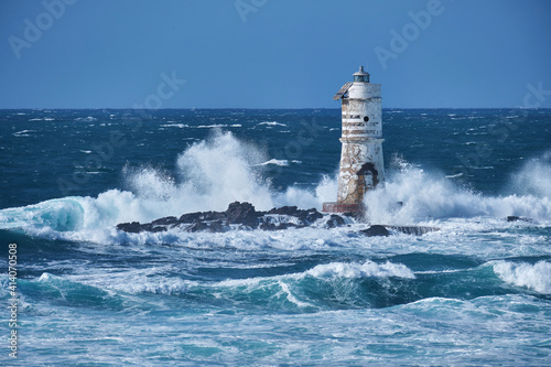 Faro mangiabarche, Calasetta, Sant Antioco, Sardinia, Italy