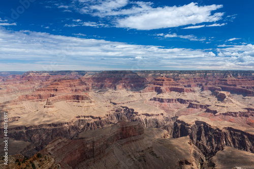 Scenic view of the Grand Canyon, in the Grand Canyon National Park, in the State of Arizona, USA