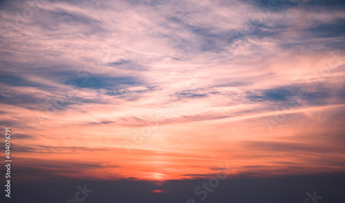beautiful and colorful sunset © Daniel