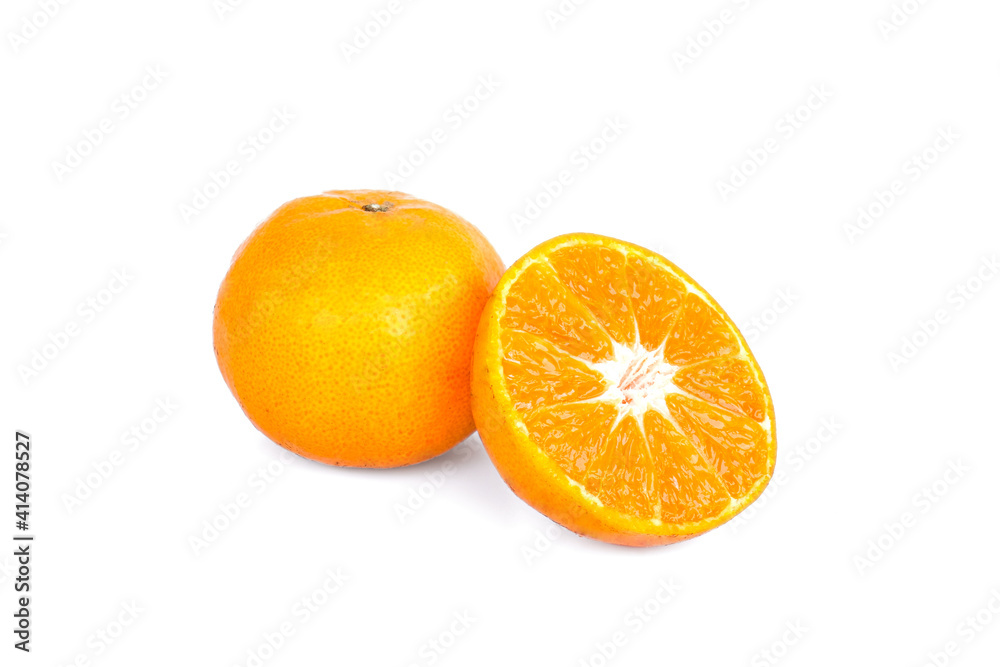 Fresh Oranges isolated on white background. Fresh Oranges isolated on white background.