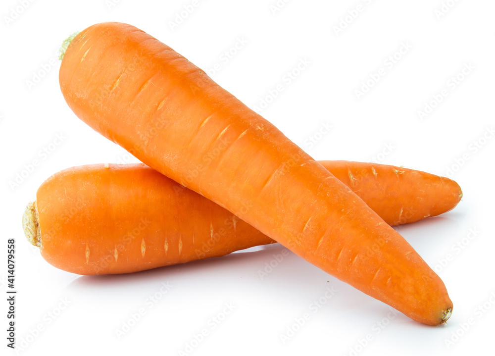 fresh vegetable carrots isolated on white background fresh vegetable carrots isolated on white background