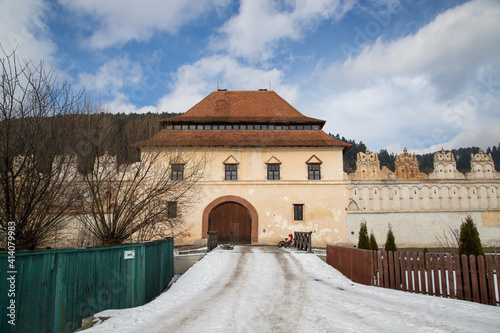 renaissance castle in Lazarea Romania photo