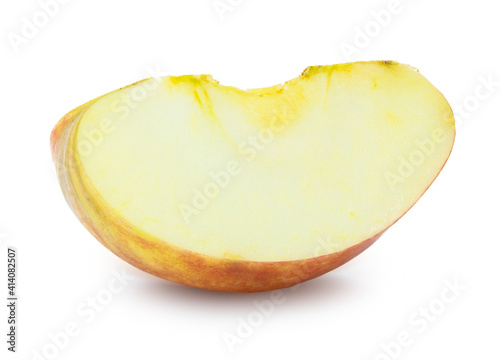 Clipping path red apple fruit isolated on white background