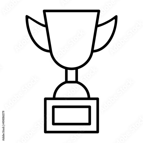 Award icon vector. cup illustration sign. winner symbol. medal logo. 
