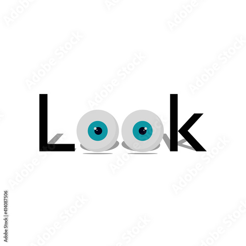 Wallpaper Mural Look text logo vector graphics Torontodigital.ca