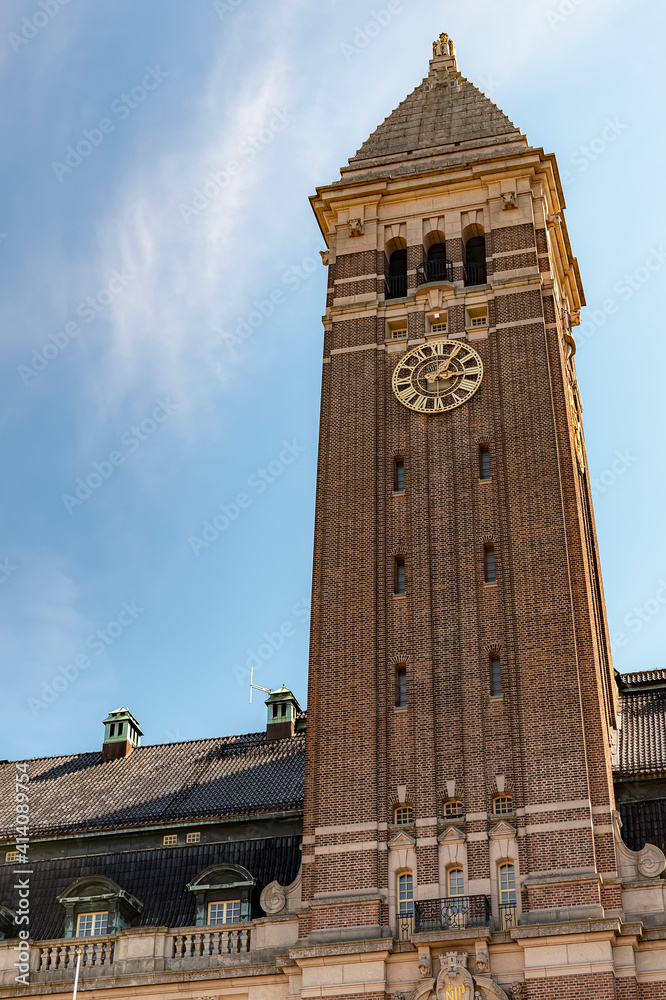Norrkoping Town Hall Clock Tower