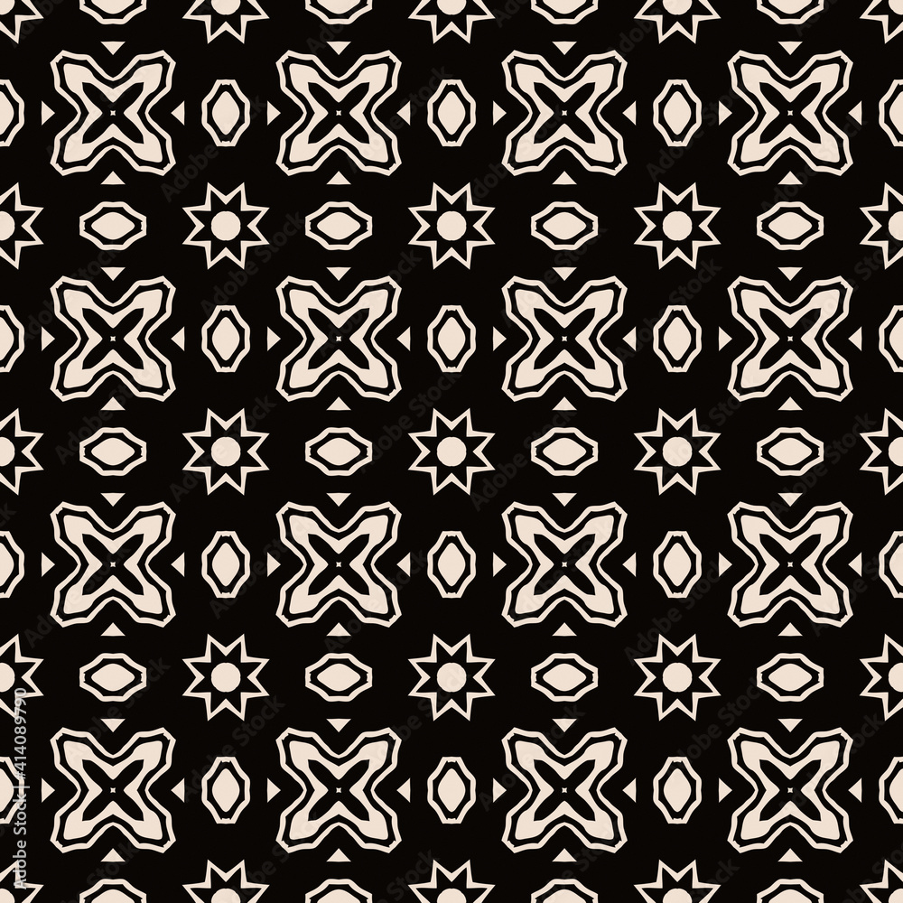 Seamless Geometric Black and White Pattern
Seamless Geometric Black and White Pattern