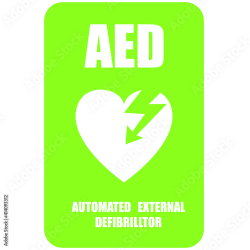 AED,automated external defibrillator 