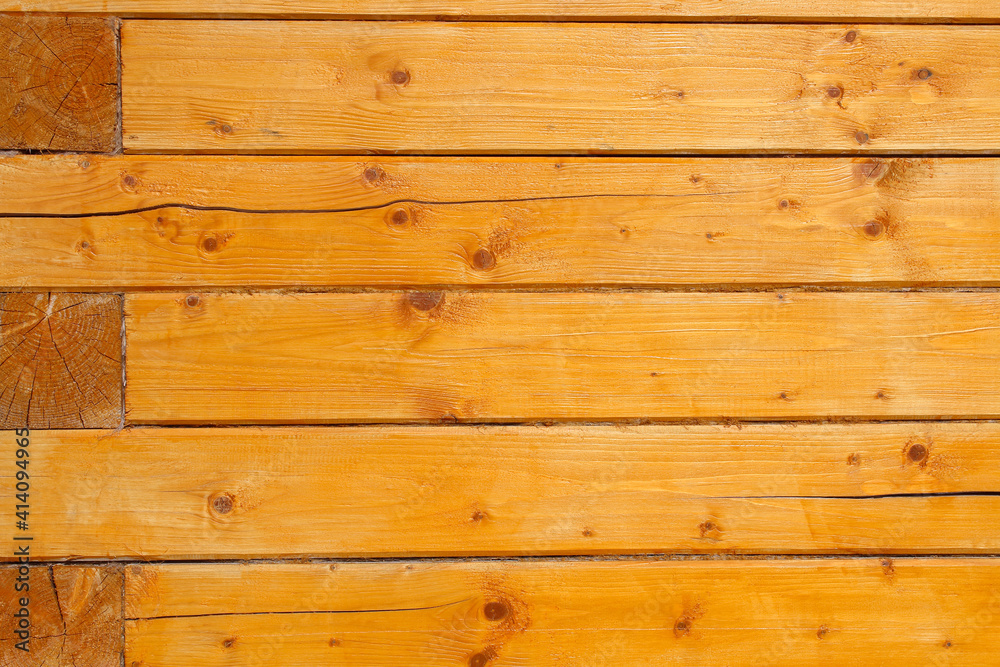 Wooden beam at home. Close-up. Background. Texture. Wooden beam at home. Close-up. Background. Texture.