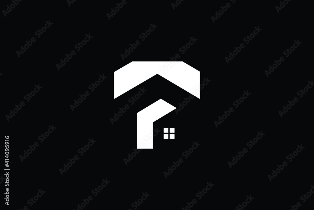 Logo design of T TT in vector for construction, home, real estate, building, property. creative elegant Monogram. Premium Business home logo icon. White color on black background Logo design of T TT in vector for construction, home, real estate, building, property. creative elegant Monogram. Premium Business home logo icon. White color on black background