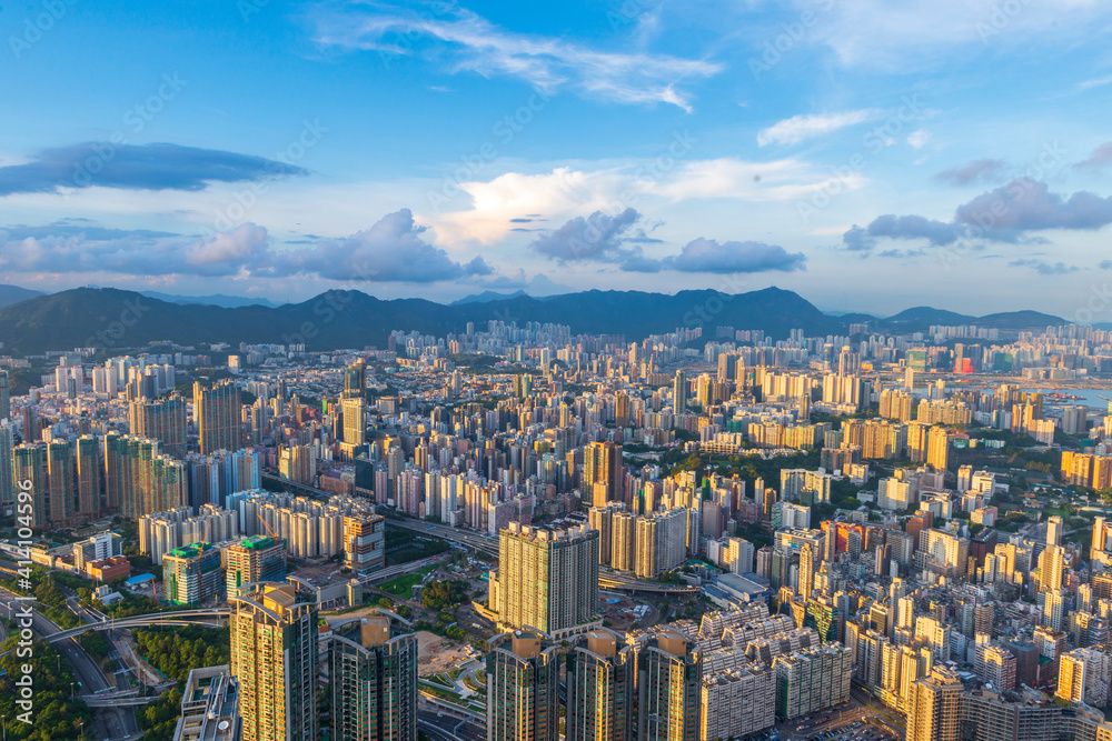 Fototapeta premium Hong Kong Cityscape Skyline