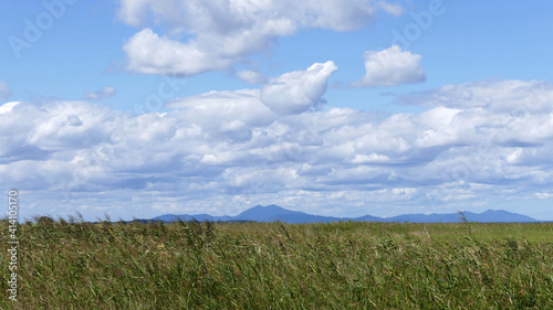 稲敷市西ノ洲より筑波山